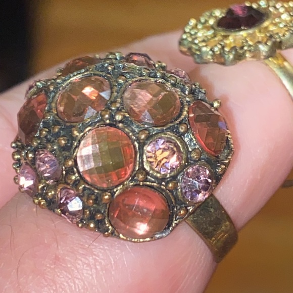 Elegant Statement Rings Set - Picture 8 of 10